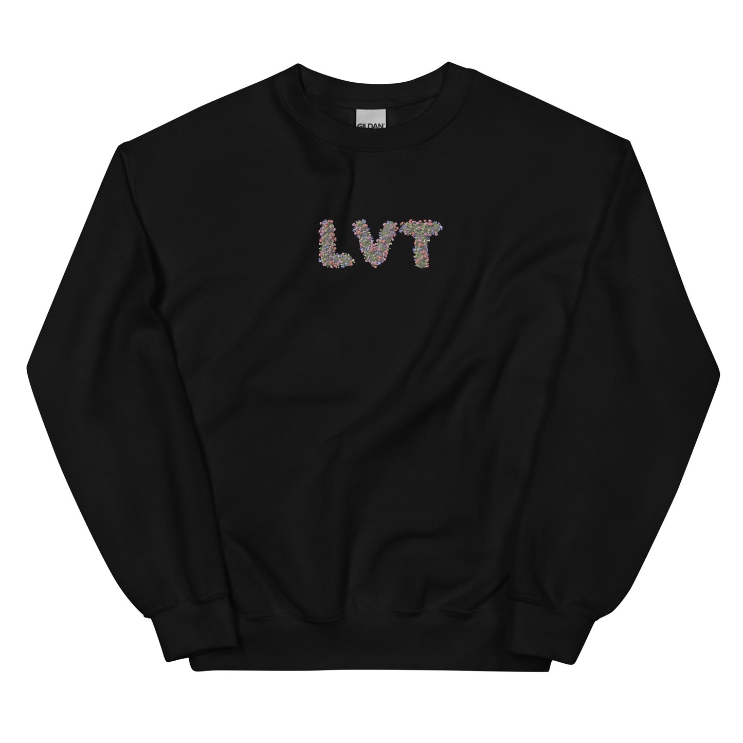 Unisex Sweatshirt with Floral Design