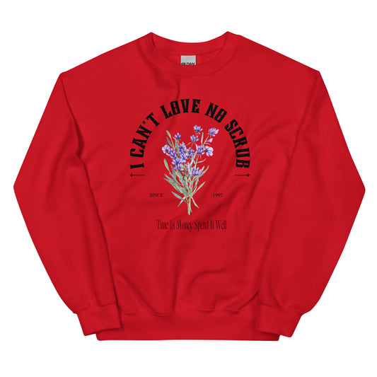 Unisex sweatshirts with flower printed design
