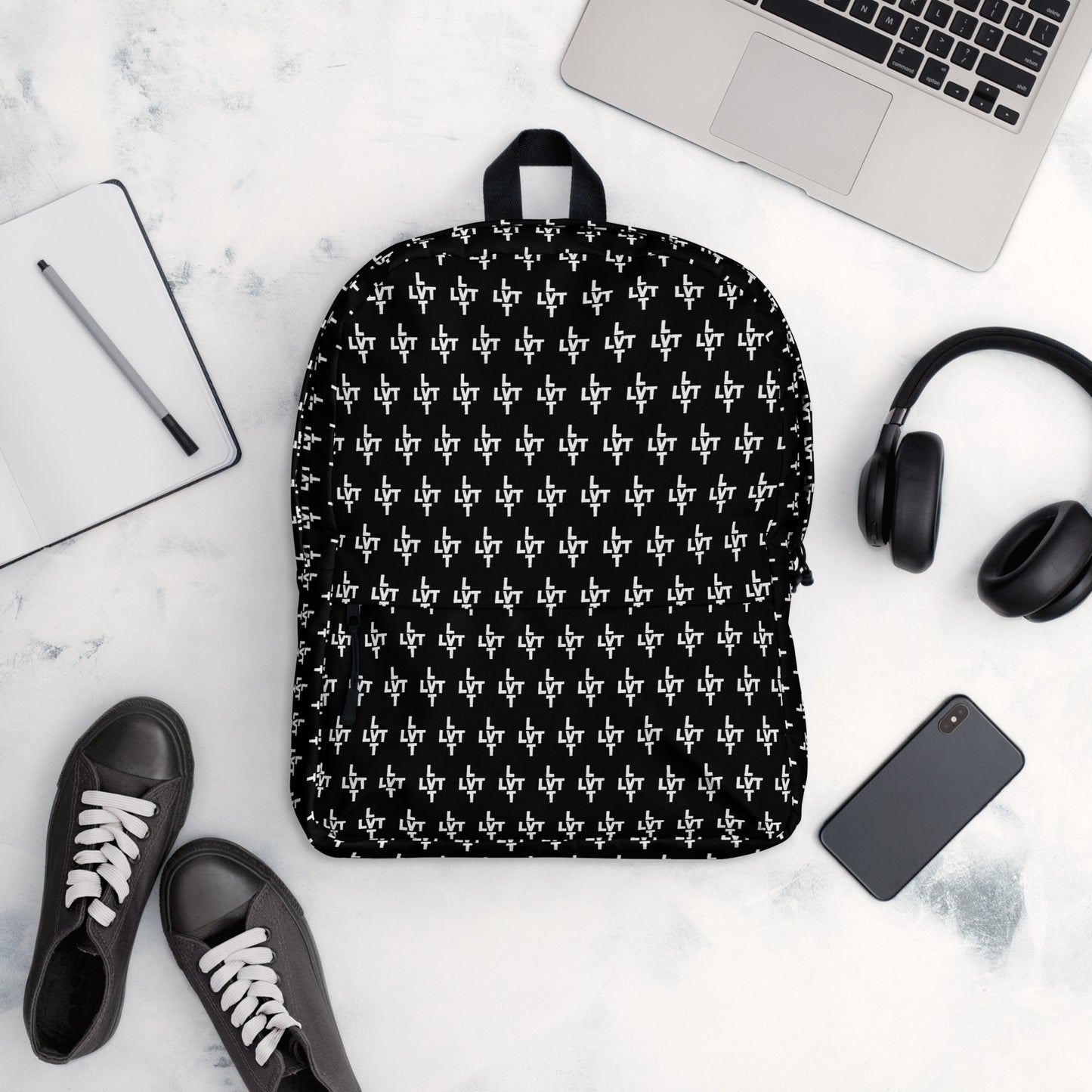 LVT White Monogram Backpack