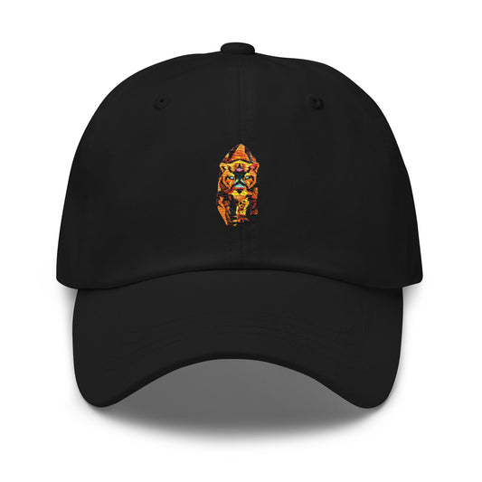 Baseball cap with a jaguar design