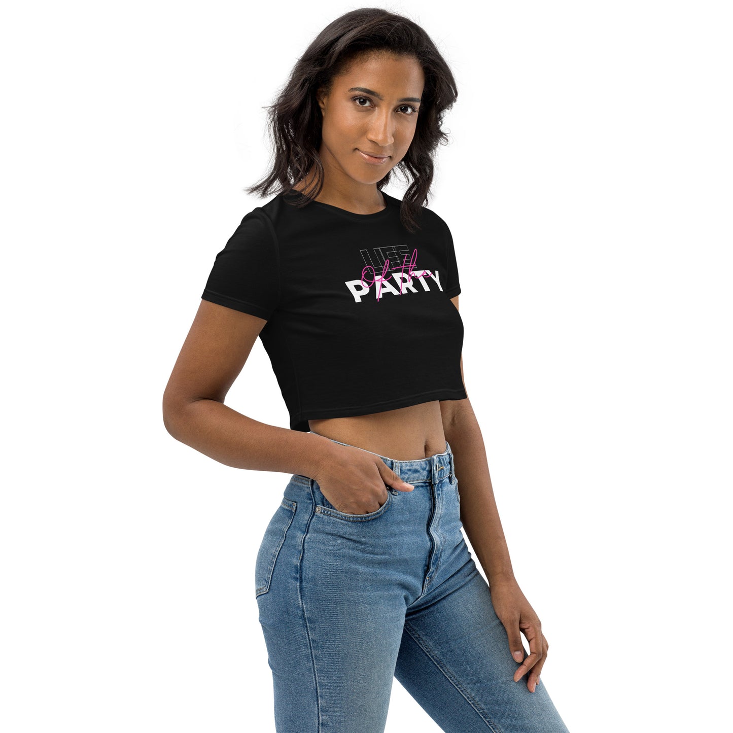 Life Of The Party Cropped T- Shirt