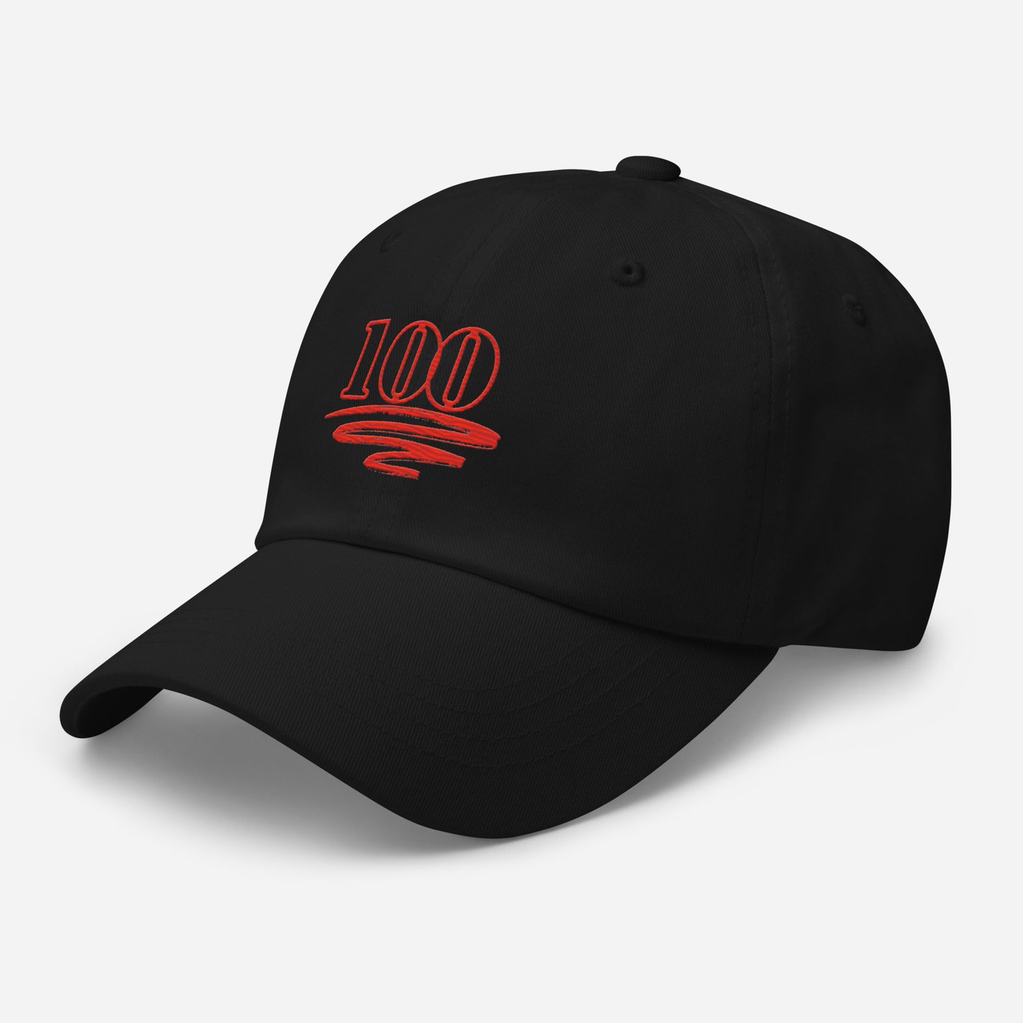 "Century Cap front view with '100' embroidery"