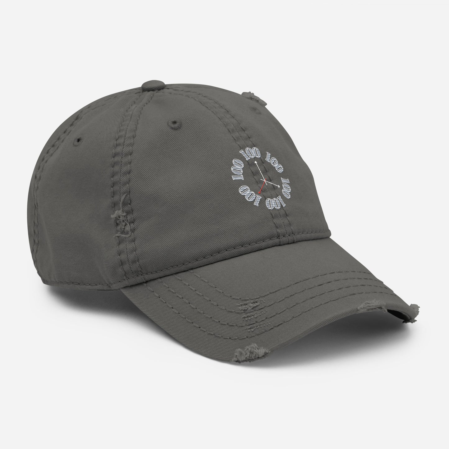 Charcoal Grey Distressed Hat