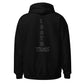 "Back view of 100th Time Hoodie showing soft fleece fabric"