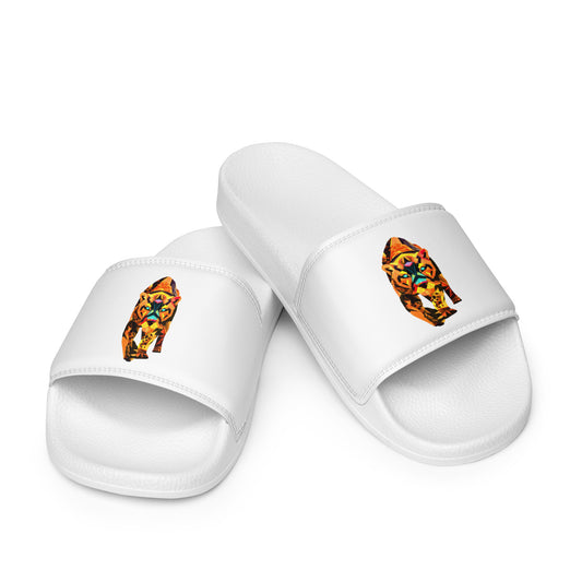 Men’s White Jaguar Slides