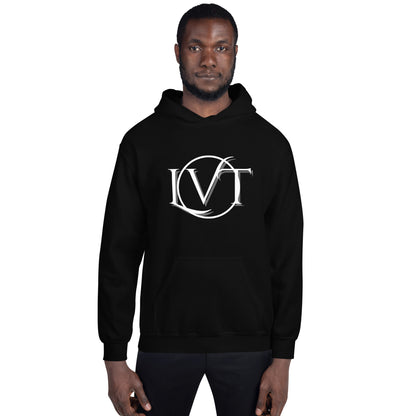 LVT Black and White Logo Hoodie